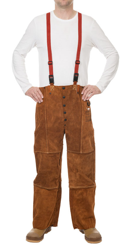 Skórzane spodnie spawalnicze Lava Brown 44-7440/7600 Weldas